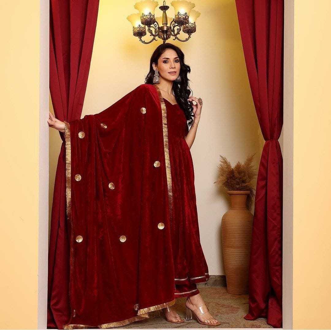 Ynf Velvet RIN157 2068 Gowns Wedding Collections Plus Size Collections Wholesale Wedding Gown Designer Gowns Velvet Gowns Manufacturer