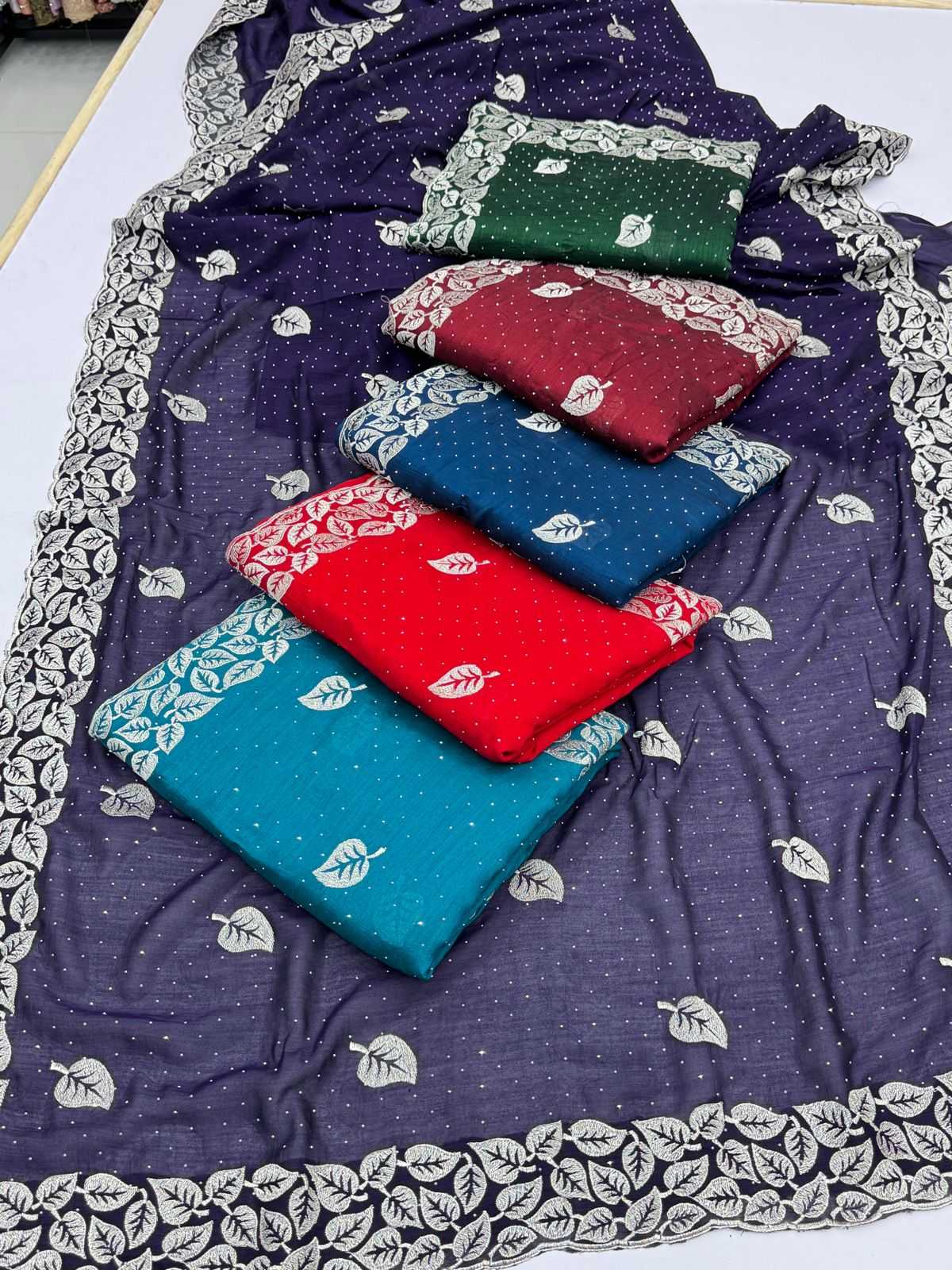 Ynf Vichitra Silk KESH114 2130 Silk Sarees Wedding Collections Festive Collections Wholesale Fancy Silk Sarees Embroidered Silk Sarees Silk Sarees With Stone Work Manufacturer