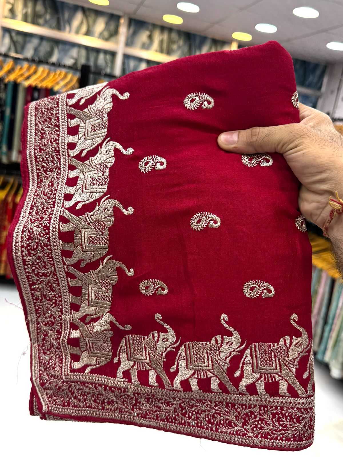 Ynf Vichitra Silk KESH114 3471 Silk Sarees Wedding Collections Festive Collections Wholesale Designer Silk Sarees Zari Border Silk Sarees Embroidered Silk Sarees Manufacturer