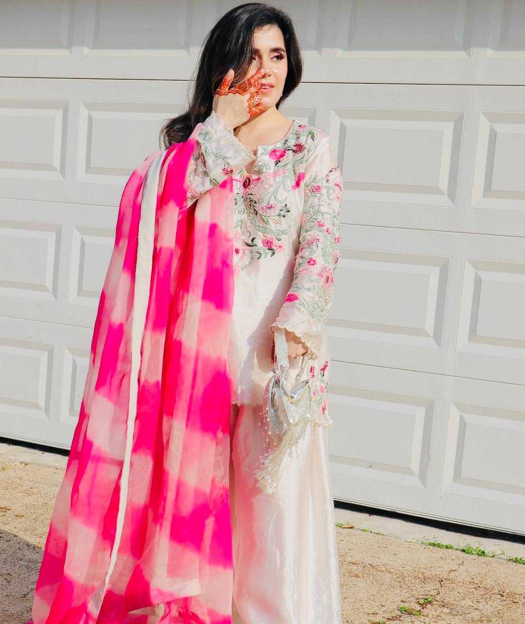 Ynf Vichitra Silk KESH158 10101 Suits & Dresses Wedding Collections Festive Collections Wholesale Embroidery Suits Palazzo Suit Ladies Silk Suit Manufacturer