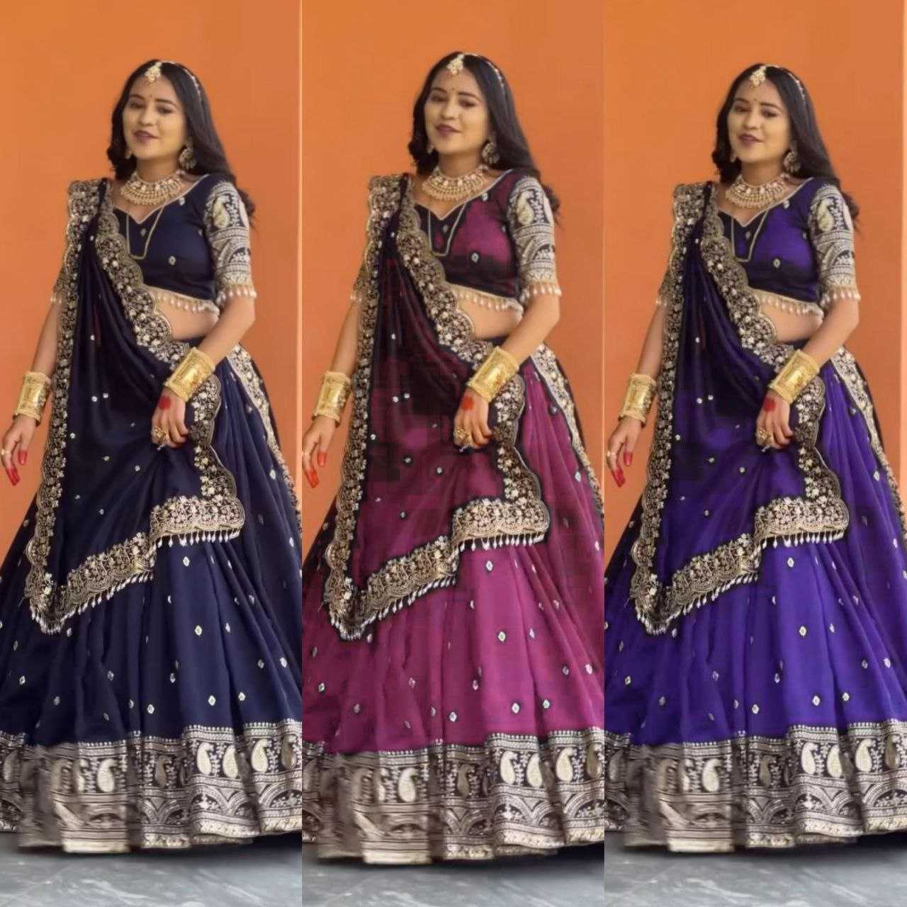 Ynf Vichitra Silk KESH495 vichitra Lehengas Wedding Collections Wholesale Sequins Lehenga Sangeet Outfits Manufacturer
