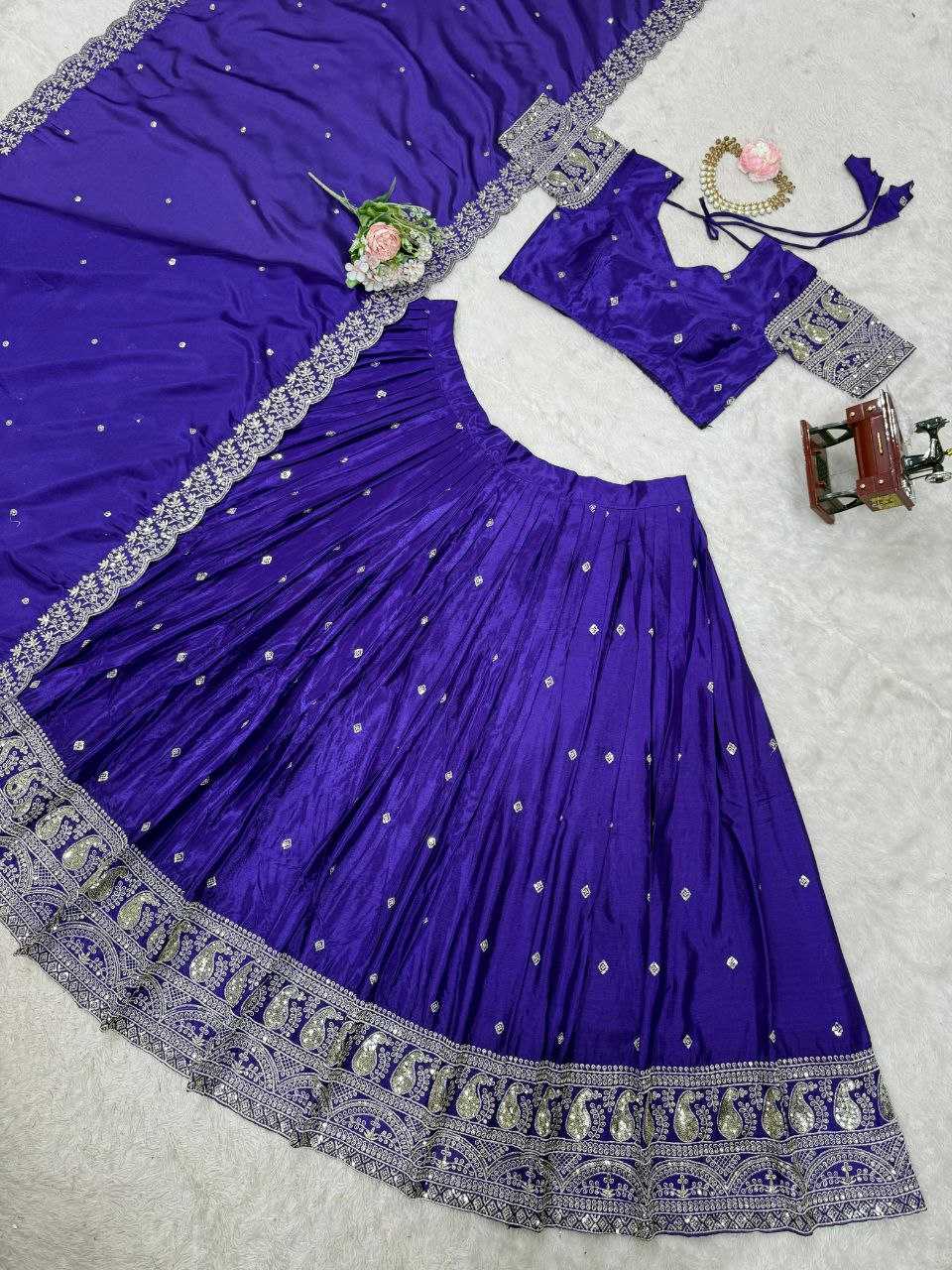 Ynf Vichitra Silk KESH495 vichitra Lehengas Wedding Collections Wholesale Sequins Lehenga Sangeet Outfits Manufacturer