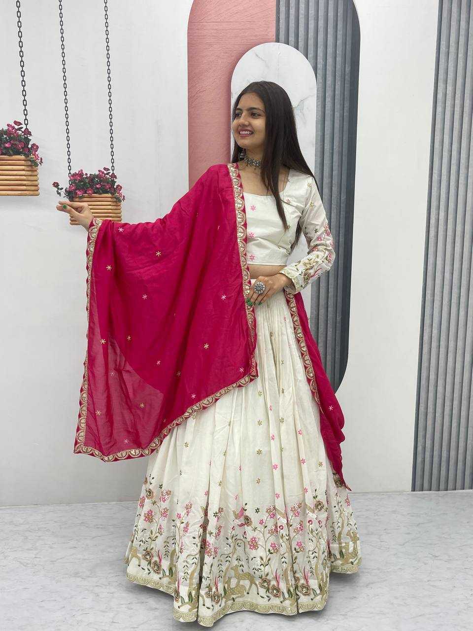 Ynf Vichitra Silk KESH497 253 Lehengas Festive Collections Wholesale Designer Lehenga Choli Navratri Chaniya Choli Manufacturer