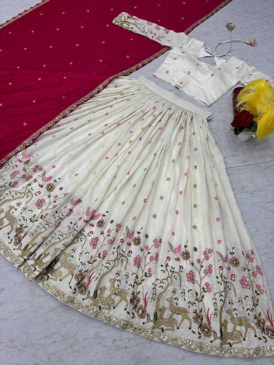 Ynf Vichitra Silk KESH497 253 Lehengas Festive Collections Wholesale Designer Lehenga Choli Navratri Chaniya Choli Manufacturer