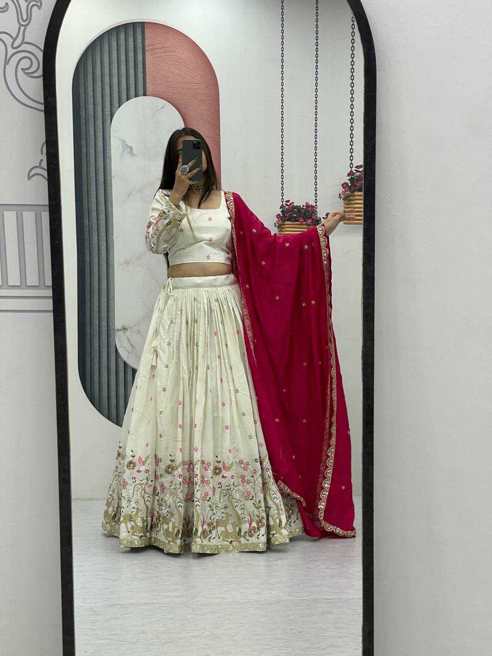 Ynf Vichitra Silk KESH497 253 Lehengas Festive Collections Wholesale Designer Lehenga Choli Navratri Chaniya Choli Manufacturer