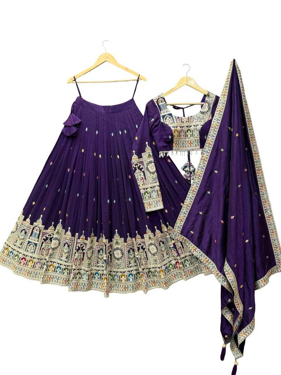 Ynf Vichitra Silk KESH504 54 Lehengas Wholesale Designer Lehenga Fancy Lehenga Embroidered Lehenga Manufacturer