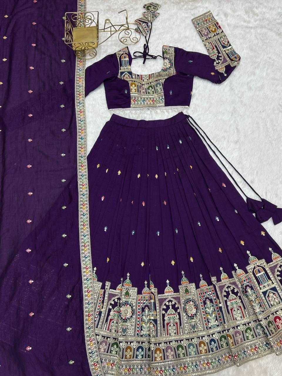 Ynf Vichitra Silk KESH504 54 Lehengas Wholesale Designer Lehenga Fancy Lehenga Embroidered Lehenga Manufacturer