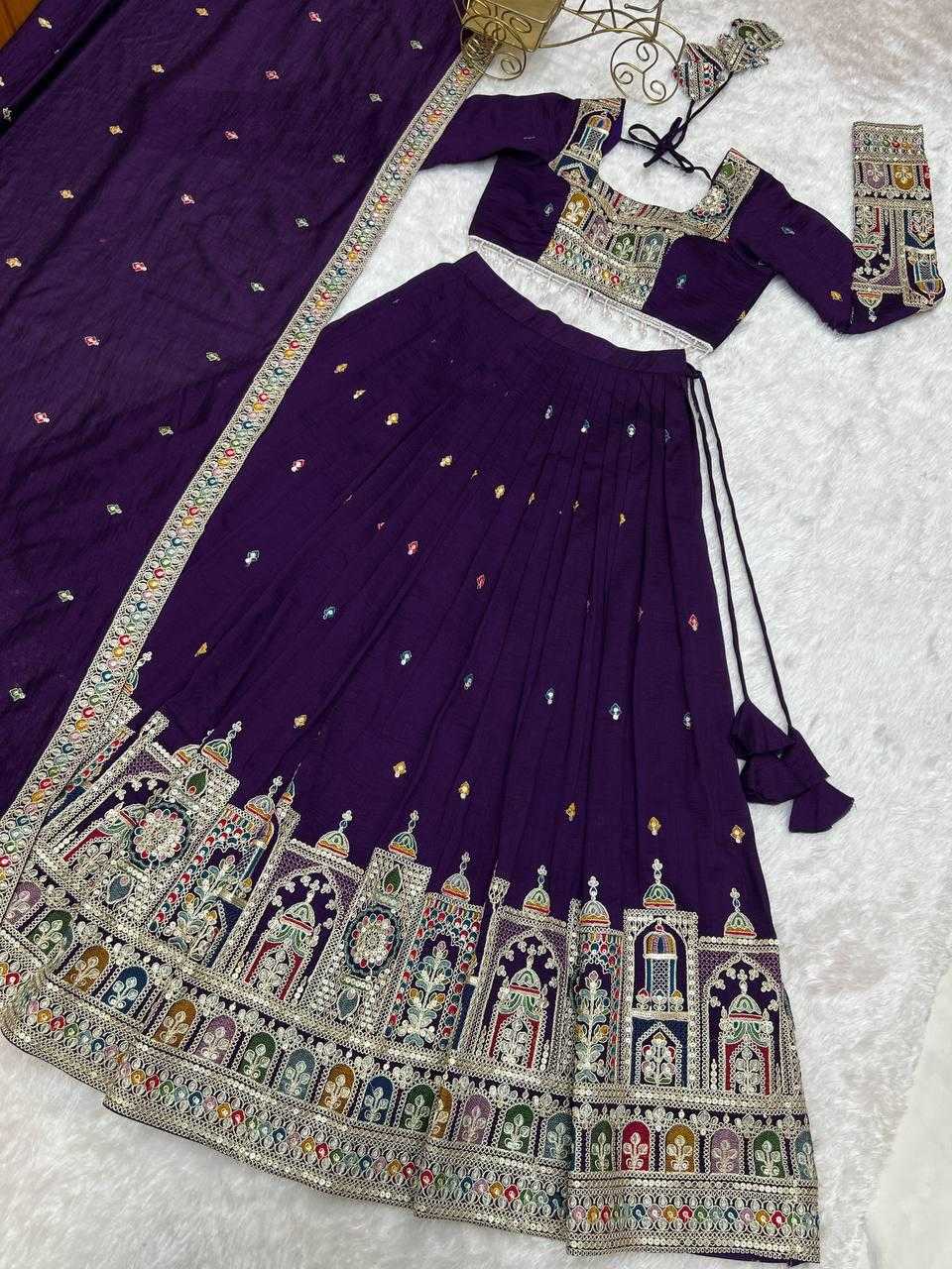 Ynf Vichitra Silk KESH504 54 Lehengas Wholesale Designer Lehenga Fancy Lehenga Embroidered Lehenga Manufacturer