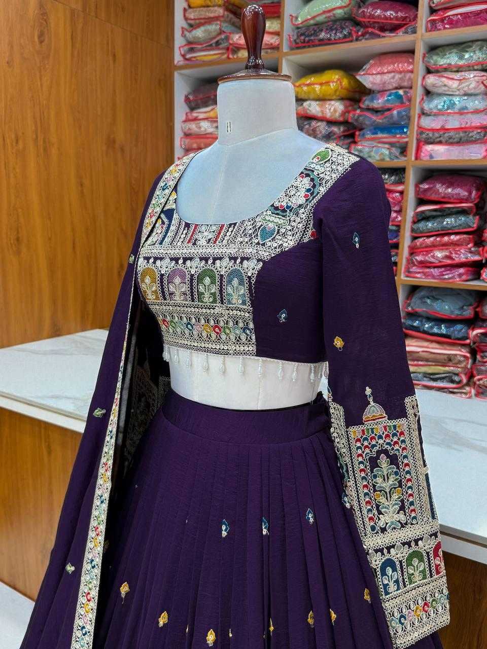 Ynf Vichitra Silk KESH504 54 Lehengas Wholesale Designer Lehenga Fancy Lehenga Embroidered Lehenga Manufacturer