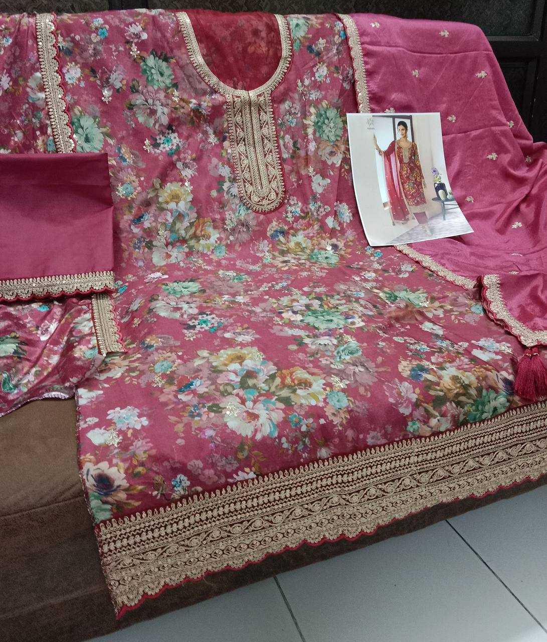 Ynf Vichitra Silk KESH504 72061 Suits & Dresses Wholesale Ladies Suits Printed Suits Embroidery Suits Manufacturer