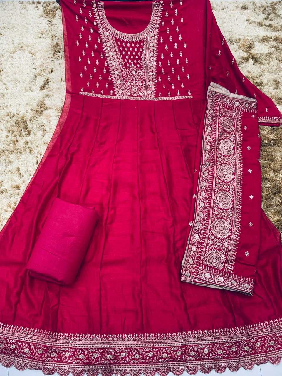 Ynf Vichitra Silk KESH504 9577 Gowns Wholesale Fancy Gowns Embroidery Gowns Anarkali Gown Long Gowns Sequin Gowns Manufacturer