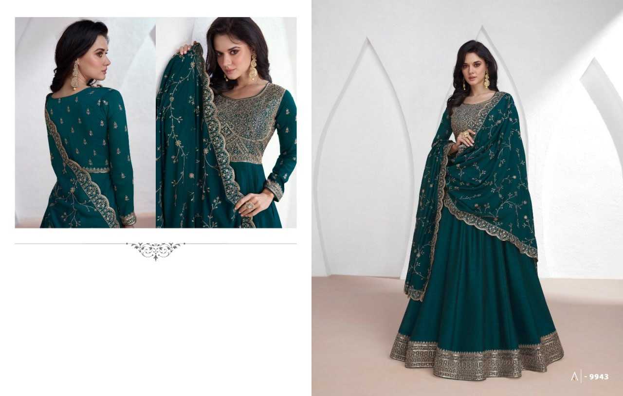 Ynf Vichitra Silk KESH504 9943 Gowns Wholesale Fancy Gowns Embroidery Gowns Anarkali Gown Long Gowns Manufacturer