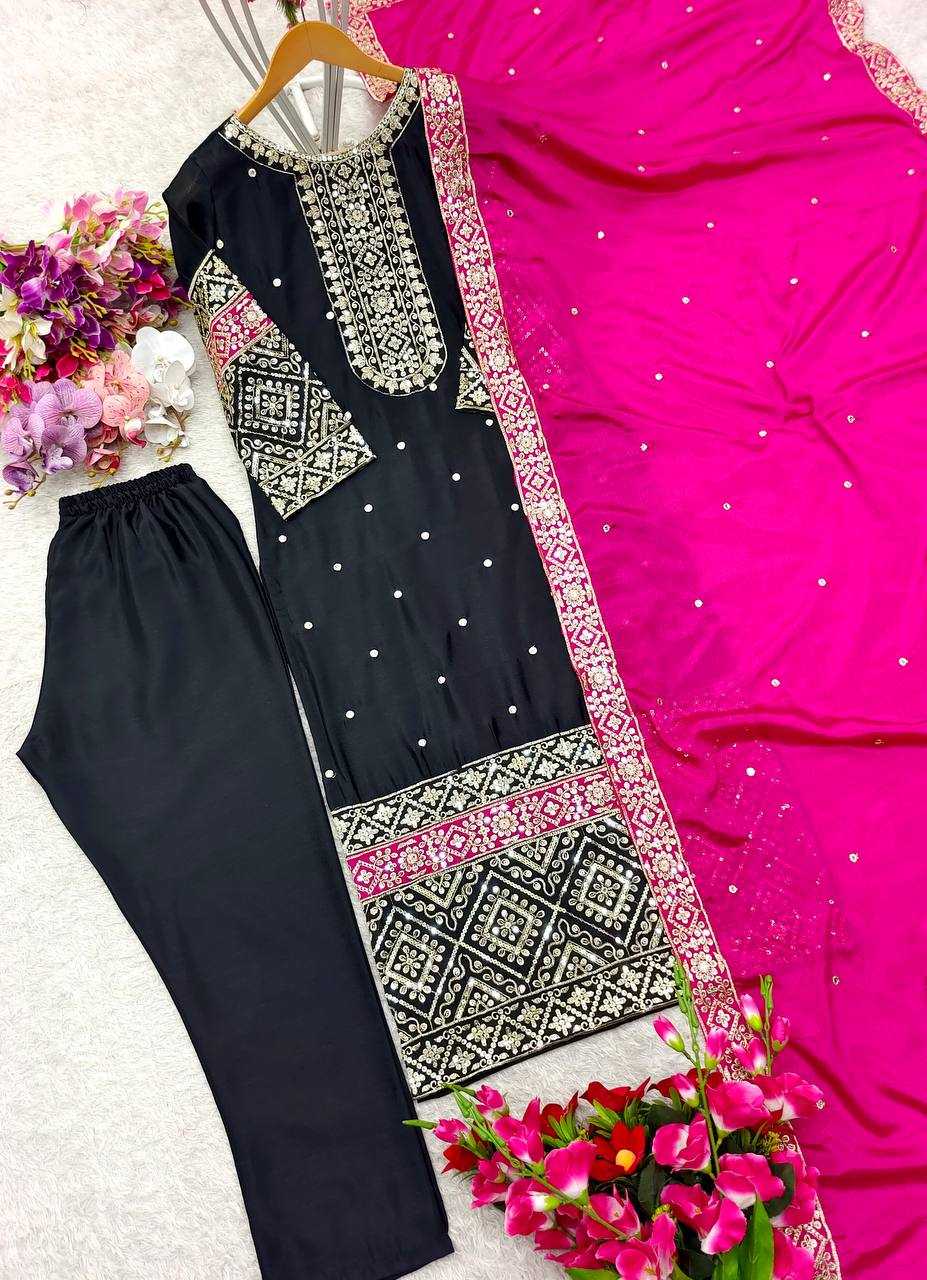 Ynf Vichitra Silk KESH506 1162 Suits & Dresses Wedding Collections Festive Collections Wholesale Embroidery Suits Ladies Silk Suit Wedding Outfits Manufacturer