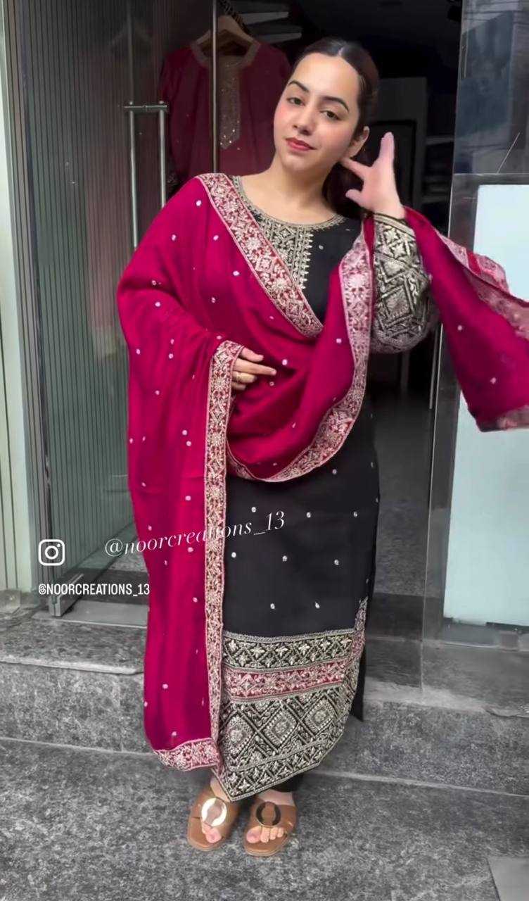 Ynf Vichitra Silk KESH506 1162 Suits & Dresses Wedding Collections Festive Collections Wholesale Embroidery Suits Ladies Silk Suit Wedding Outfits Manufacturer