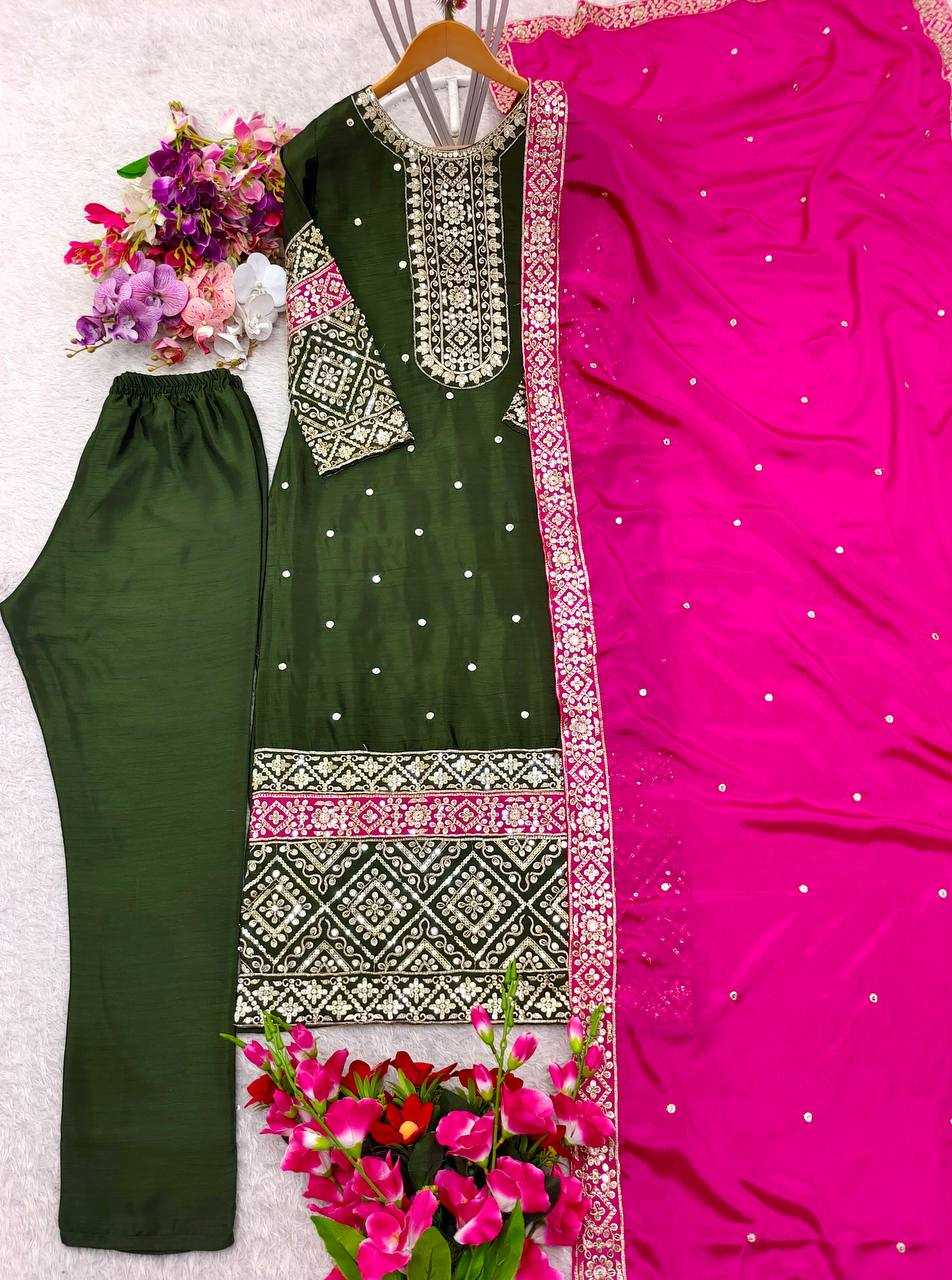Ynf Vichitra Silk KESH506 1162 Suits & Dresses Wedding Collections Festive Collections Wholesale Embroidery Suits Ladies Silk Suit Wedding Outfits Manufacturer