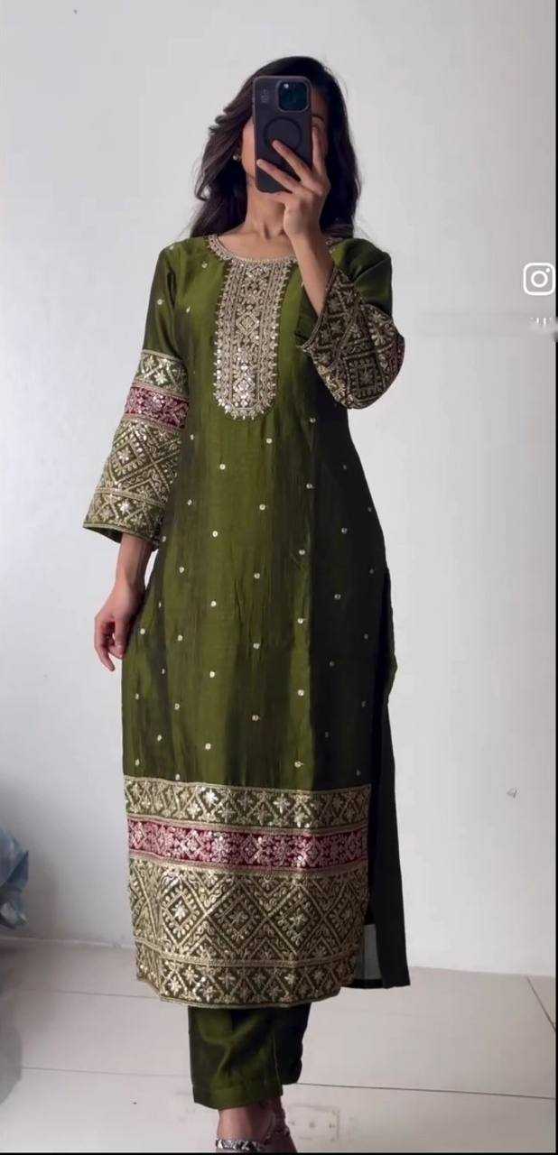 Ynf Vichitra Silk KESH506 1162 Suits & Dresses Wedding Collections Festive Collections Wholesale Embroidery Suits Ladies Silk Suit Wedding Outfits Manufacturer