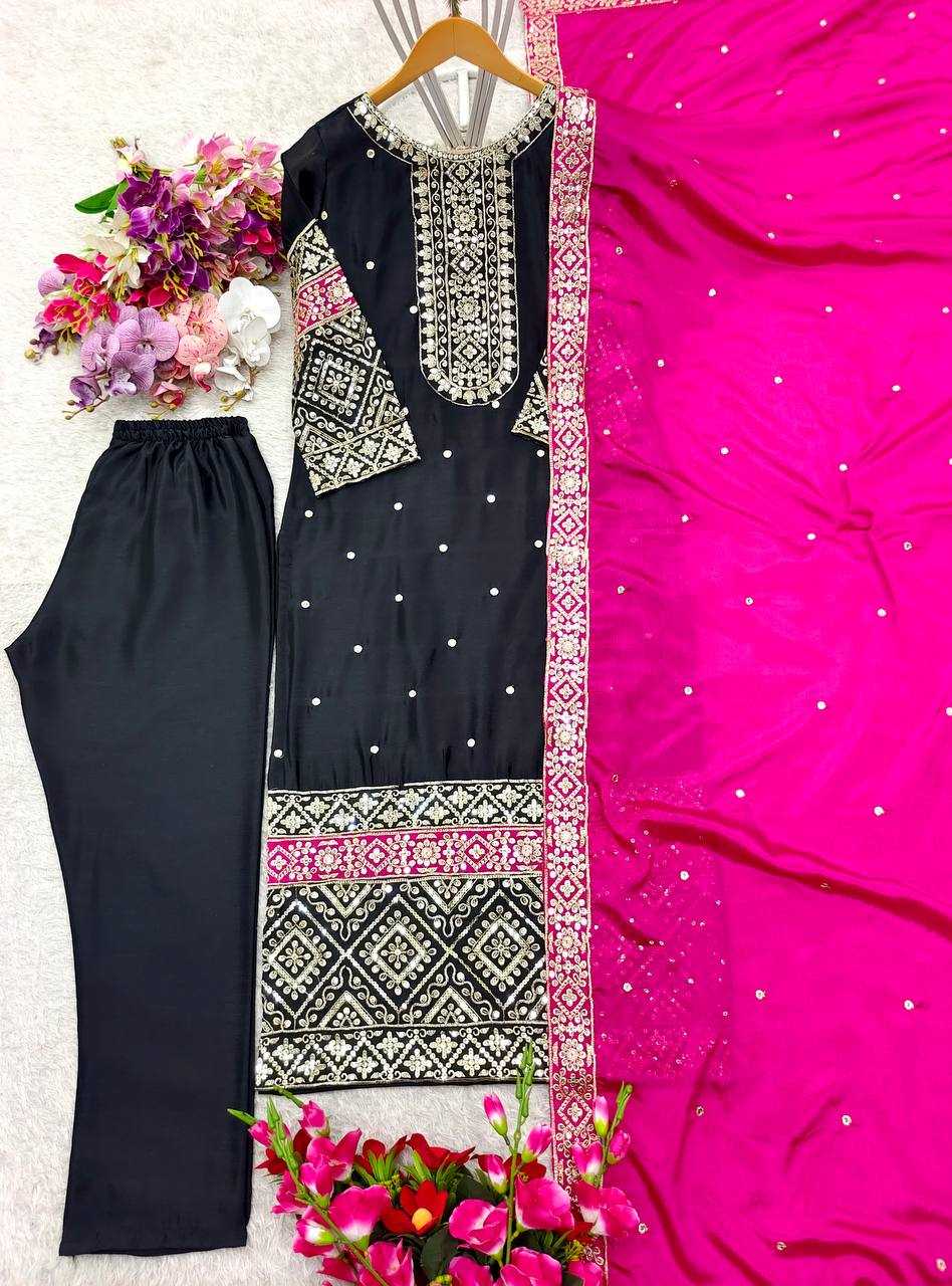 Ynf Vichitra Silk KESH506 1162 Suits & Dresses Wedding Collections Festive Collections Wholesale Embroidery Suits Ladies Silk Suit Wedding Outfits Manufacturer