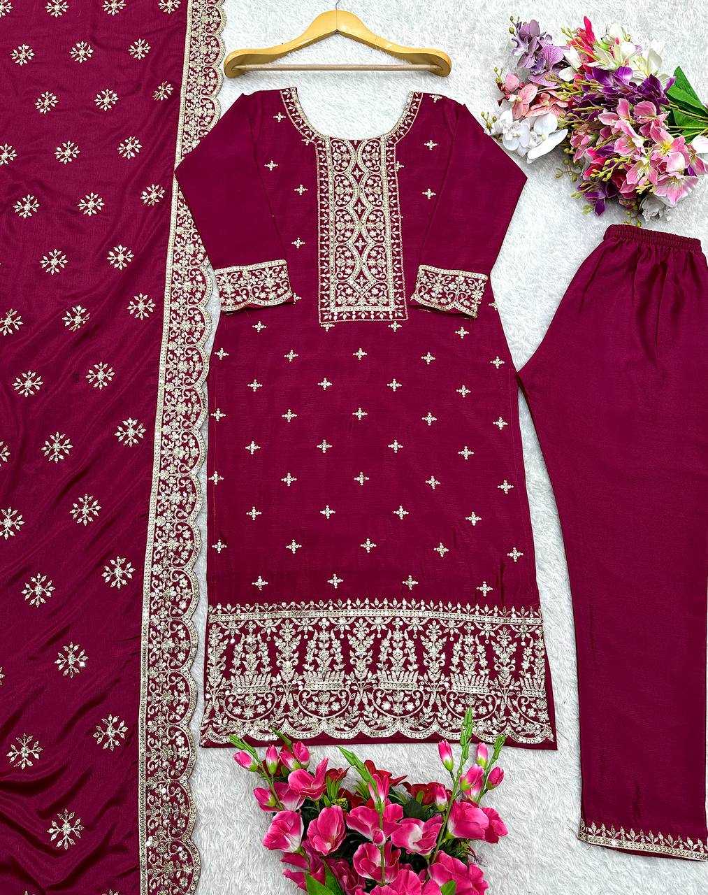 Ynf Vichitra Silk KESH506 1164 Suits & Dresses Wholesale Ladies Suits Embroidery Suits Designer Suits Manufacturer