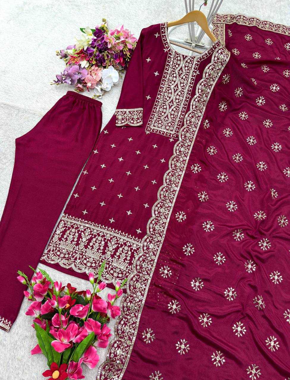 Ynf Vichitra Silk KESH506 1164 Suits & Dresses Wholesale Ladies Suits Embroidery Suits Designer Suits Manufacturer