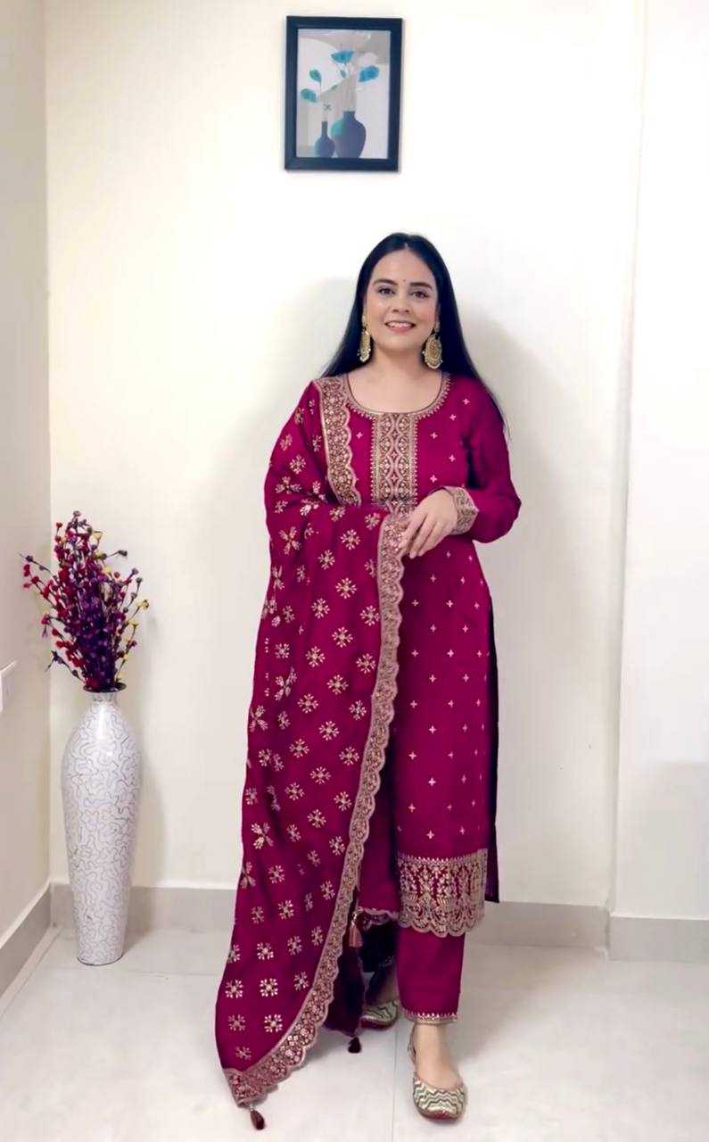 Ynf Vichitra Silk KESH506 1164 Suits & Dresses Wholesale Ladies Suits Embroidery Suits Designer Suits Manufacturer