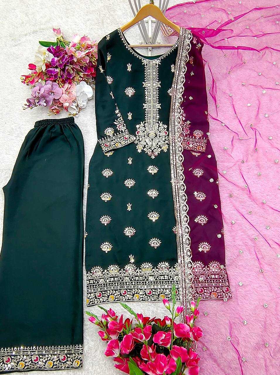 Ynf Vichitra Silk KESH506 1166 Suits & Dresses Wholesale Ladies Suits Embroidery Suits Designer Suits Manufacturer