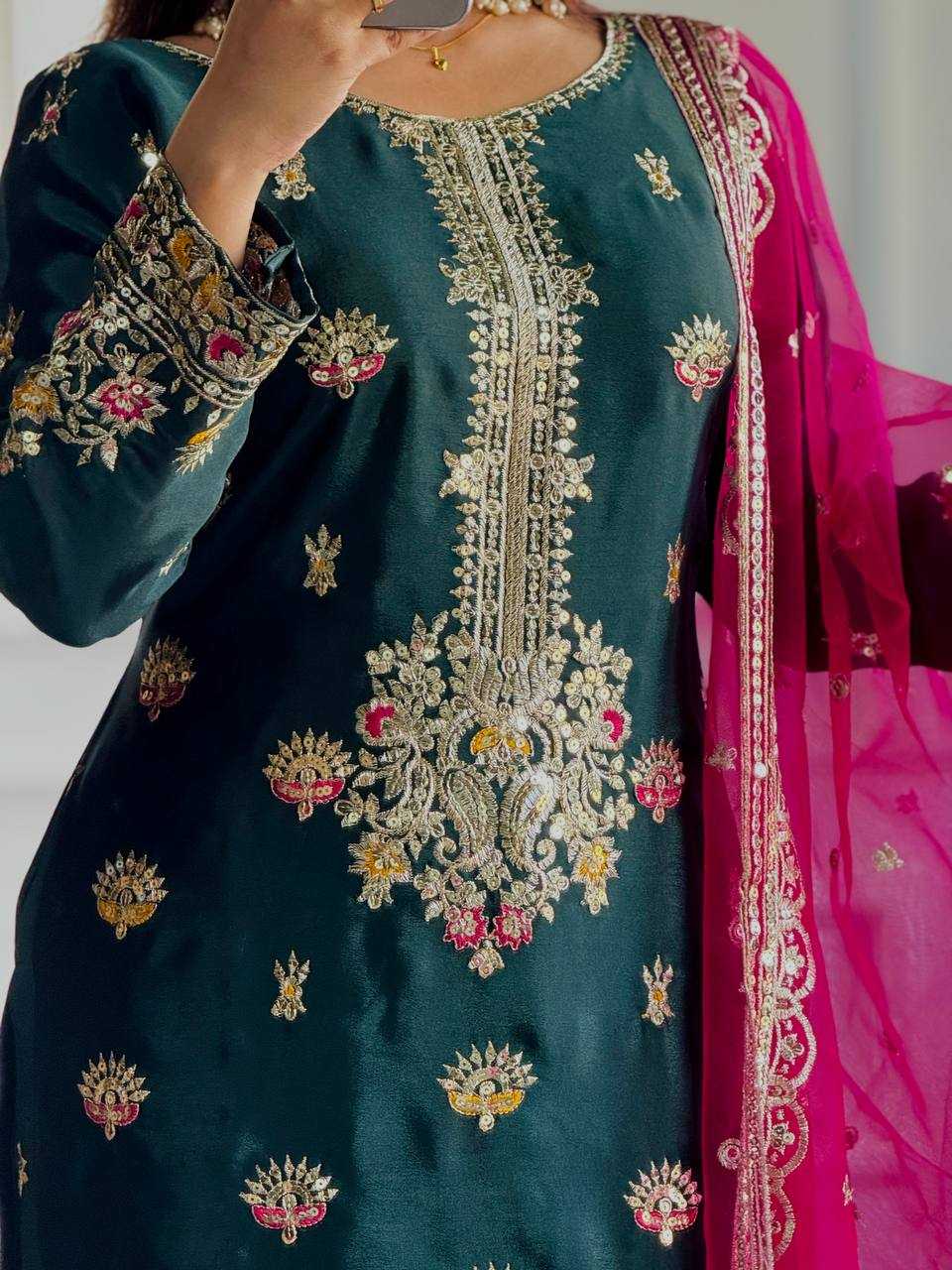 Ynf Vichitra Silk KESH506 1166 Suits & Dresses Wholesale Ladies Suits Embroidery Suits Designer Suits Manufacturer