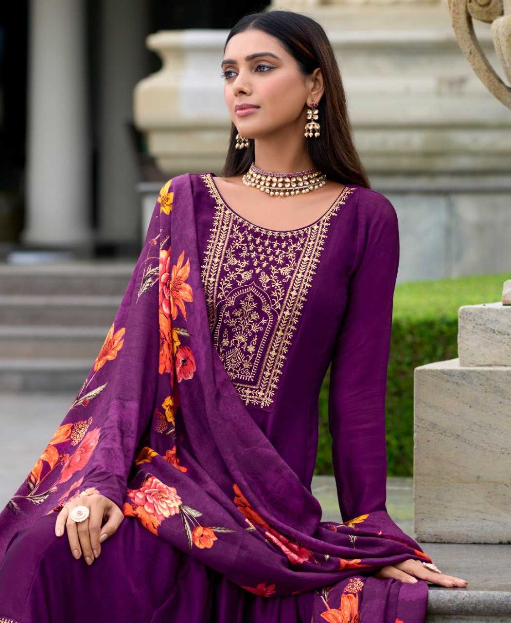 Ynf Vichitra Silk KESH507 135 Suits & Dresses Wholesale Ladies Suits Designer Suits Long Kurti Suits Manufacturer