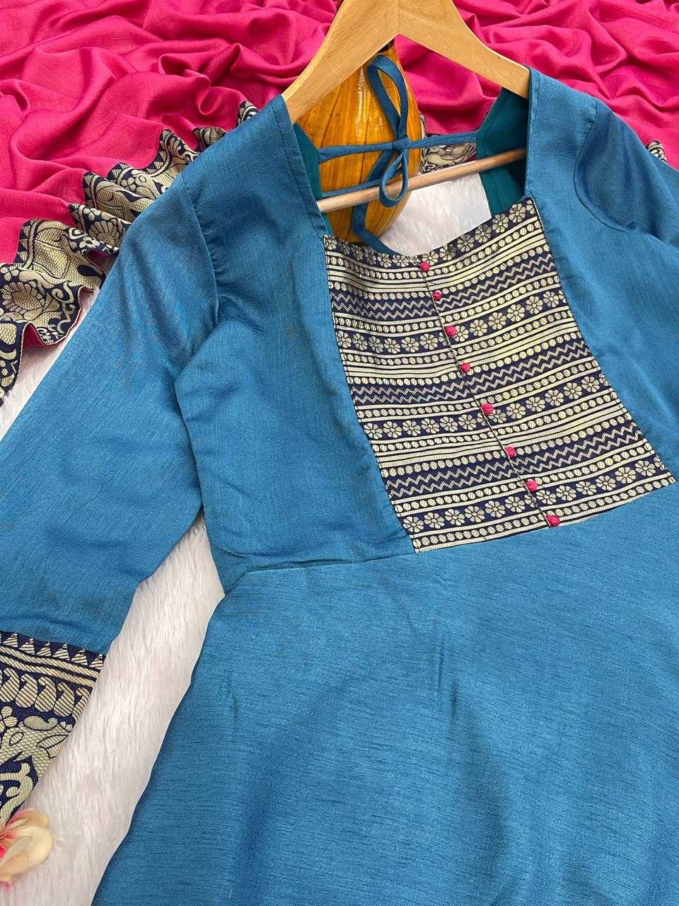 Ynf Vichitra Silk KESH510 1108 Gowns Plus Size Collections Wholesale Fancy Gowns Designer Gowns Manufacturer