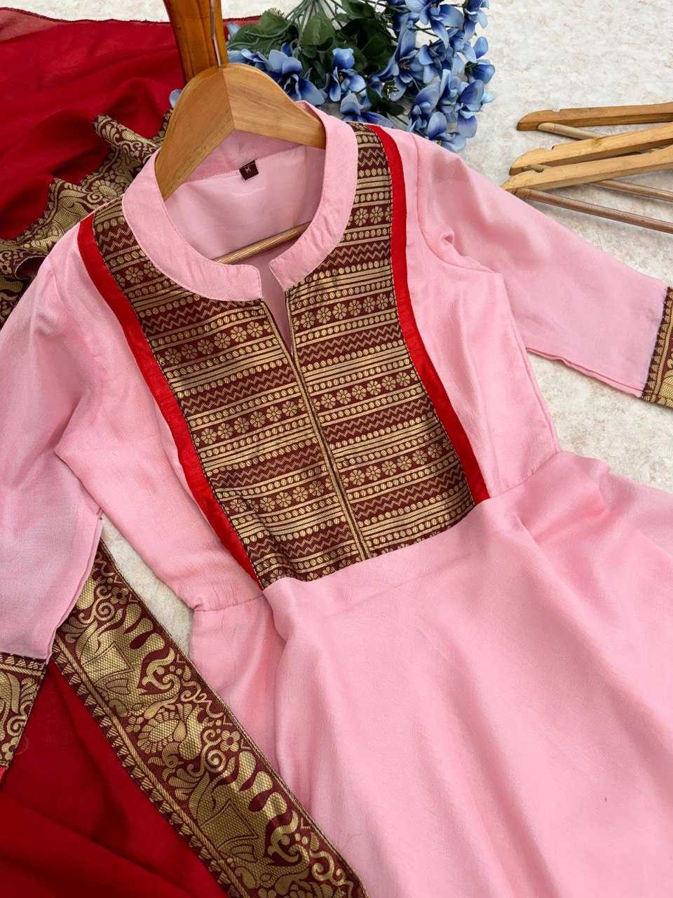 Ynf Vichitra Silk KESH510 1115 Gowns Plus Size Collections Wholesale Fancy Gowns Manufacturer