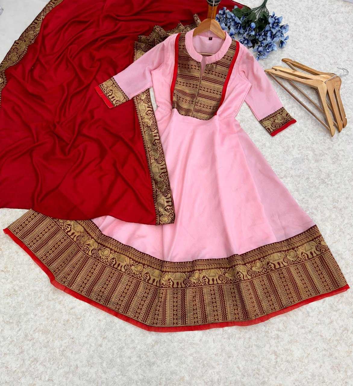 Ynf Vichitra Silk KESH510 1115 Gowns Plus Size Collections Wholesale Fancy Gowns Manufacturer