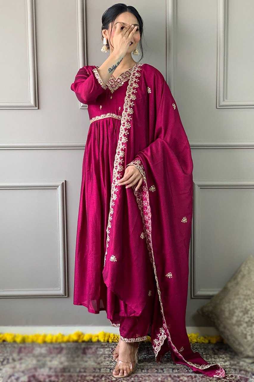 Ynf Vichitra Silk KESH510 1116 Suits & Dresses Plus Size Collections Wholesale Embroidery Suits Designer Suits Manufacturer