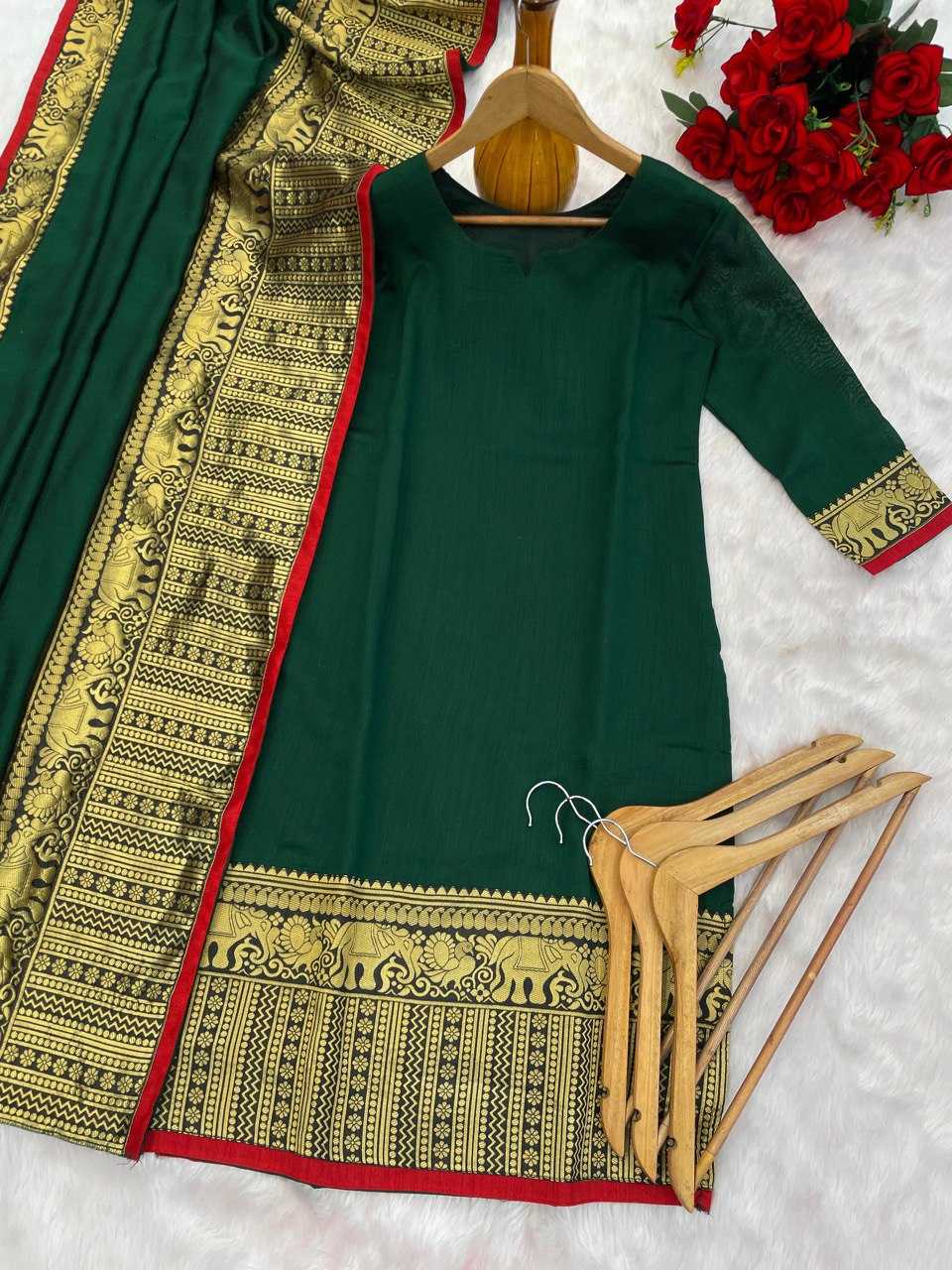 Ynf Vichitra Silk KESH510 1121 Kurti Plus Size Collections Wholesale Casual Kurtis Fancy Kurtis Manufacturer