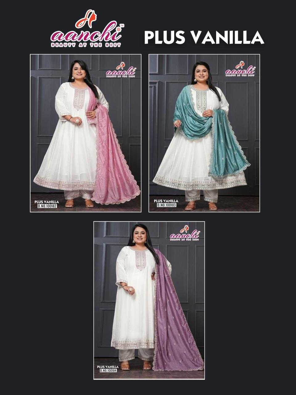 Ynf Vichitra Silk RIN190 AANCHI-PLUS VANILLA Setwise Collections Wholesale Gowns Catalogs Manufacturer