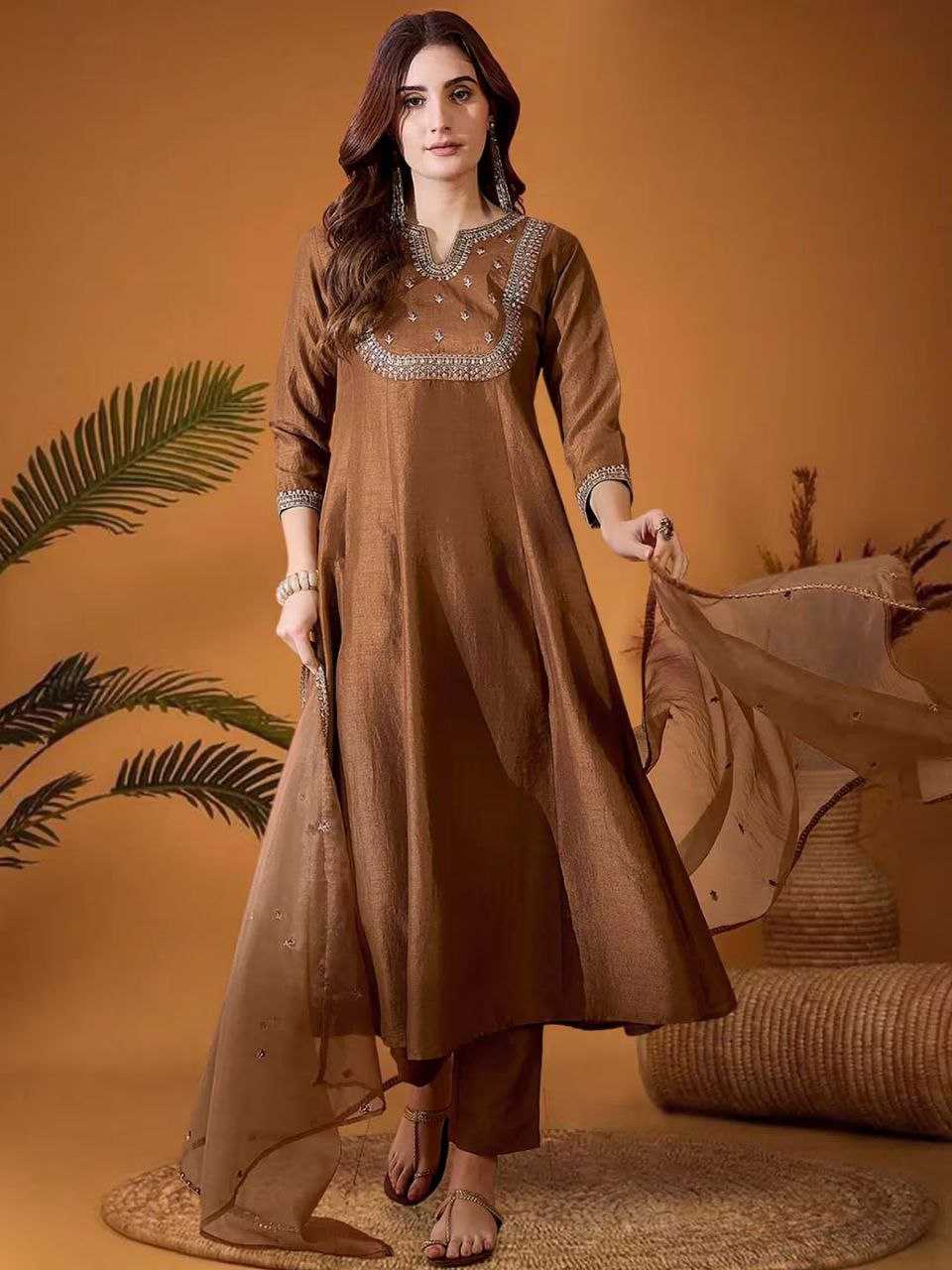 Ynf Vichitra Silk RIN197 4588 Suits & Dresses Wholesale Embroidery Suits Bridal Suits Designer Suits Manufacturer
