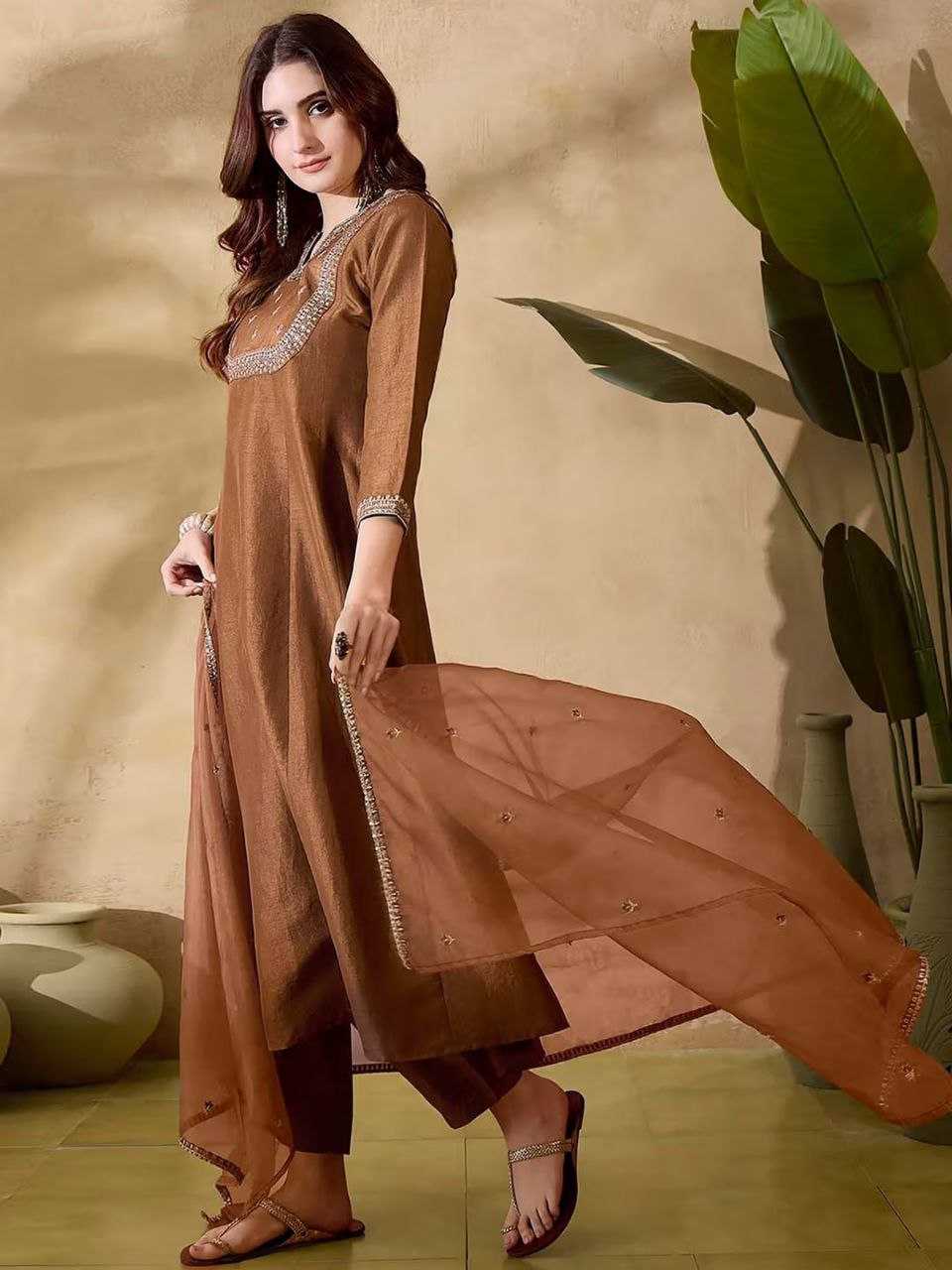 Ynf Vichitra Silk RIN197 4588 Suits & Dresses Wholesale Embroidery Suits Bridal Suits Designer Suits Manufacturer