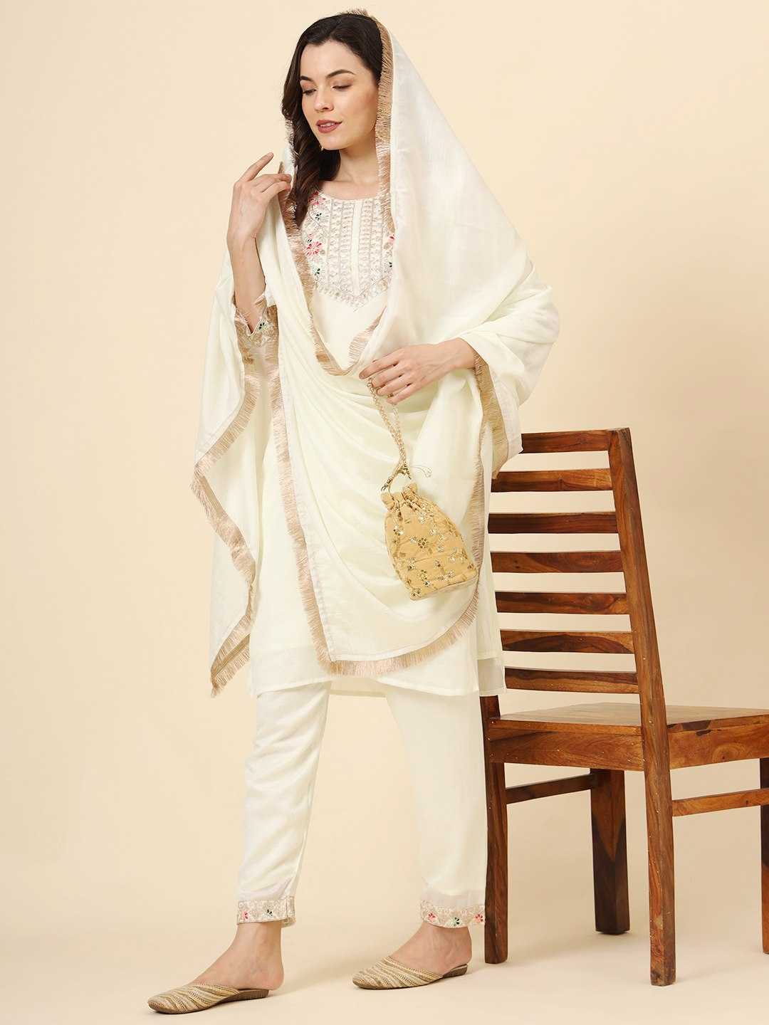 Ynf Vichitra Silk RIN197 4729 Suits & Dresses Wholesale Embroidery Suits Party wear suits Designer Suits Manufacturer