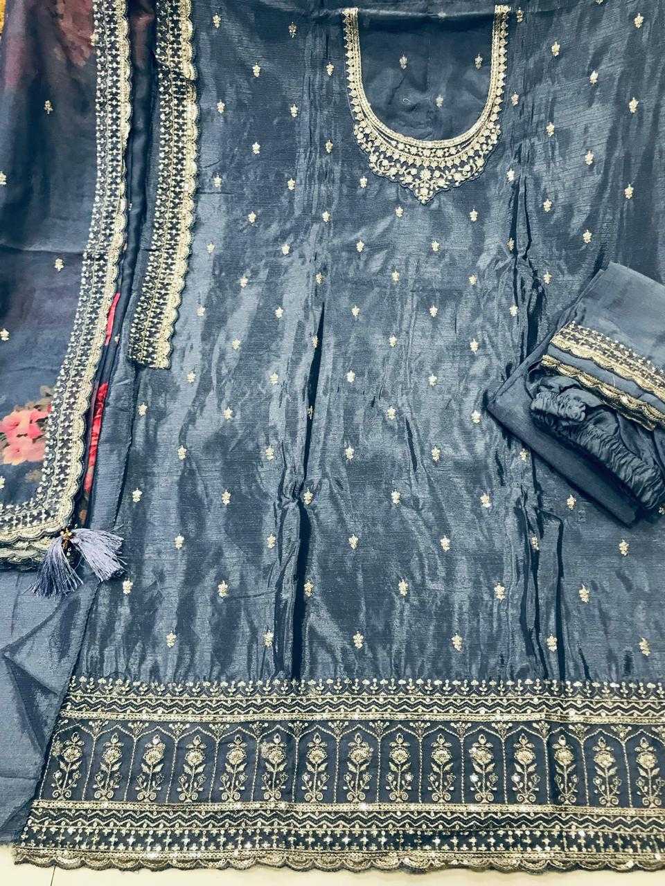 Ynf Viscose KESH504 67831 Suits & Dresses Wholesale Ladies Suits Embroidery Suits Palazzo Suit Zari Work Suit Manufacturer