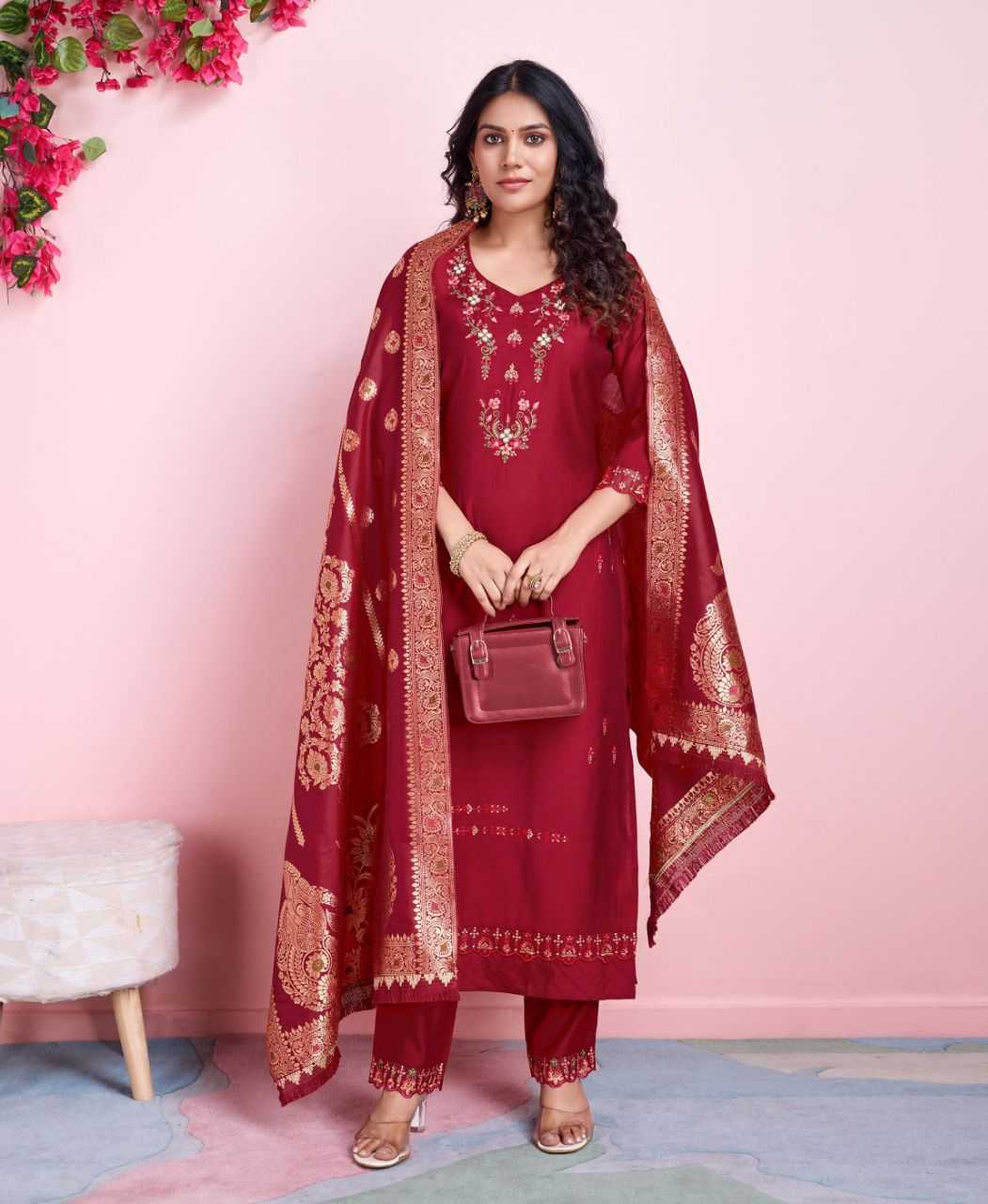 Ynf Viscose KESH507 101 Suits & Dresses Wholesale Ladies Suits Embroidery Suits Designer Suits Manufacturer