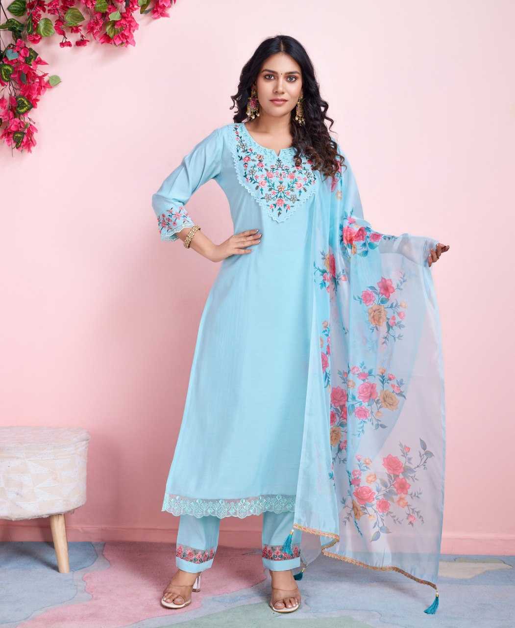 Ynf Viscose KESH507 109 Suits & Dresses Wholesale Ladies Suits Embroidery Suits Designer Suits Manufacturer