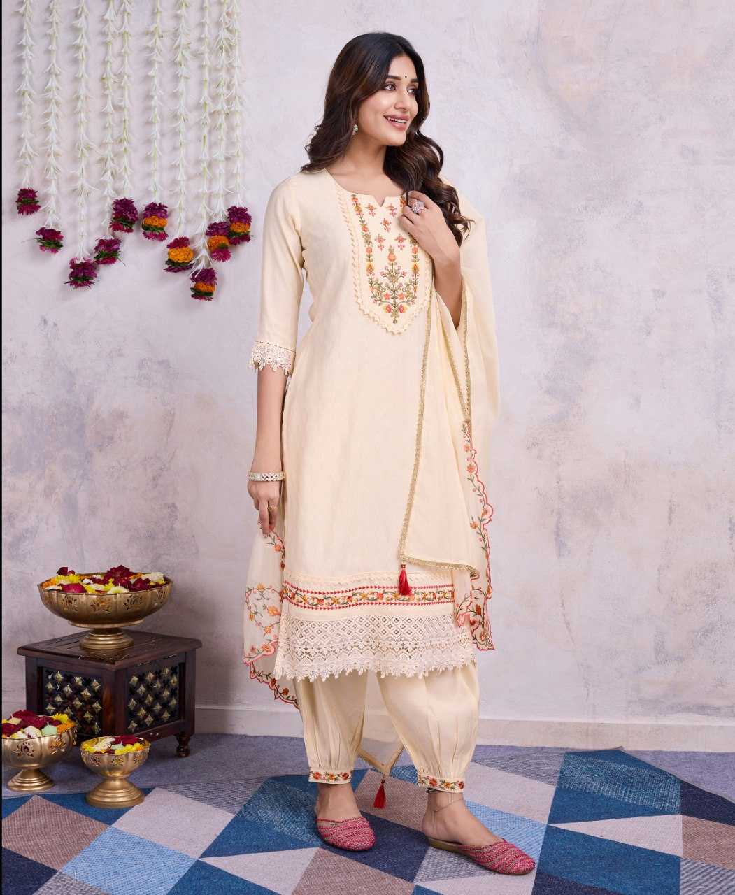 Ynf Viscose KESH507 Afghani Suits & Dresses Islamic Clothing Festive Collections Wholesale Afghani Suits Ladies Salwar Suits Embroidered Suits Manufacturer