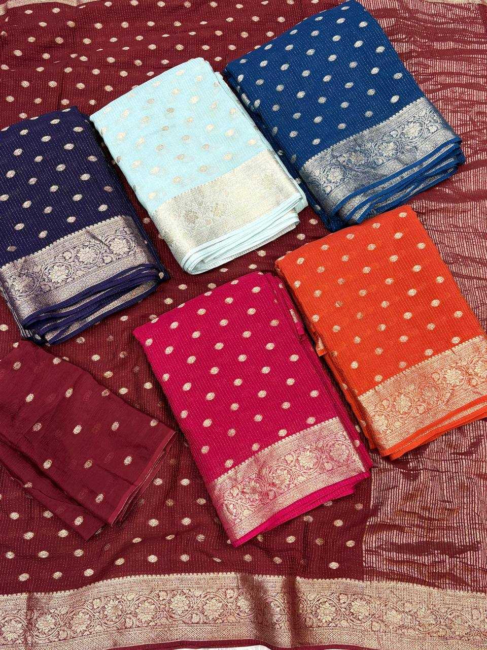 Ynf Viscose RIN124 401 Sarees Wholesale Fancy Sarees Ladies Sarees Butta Sarees Manufacturer