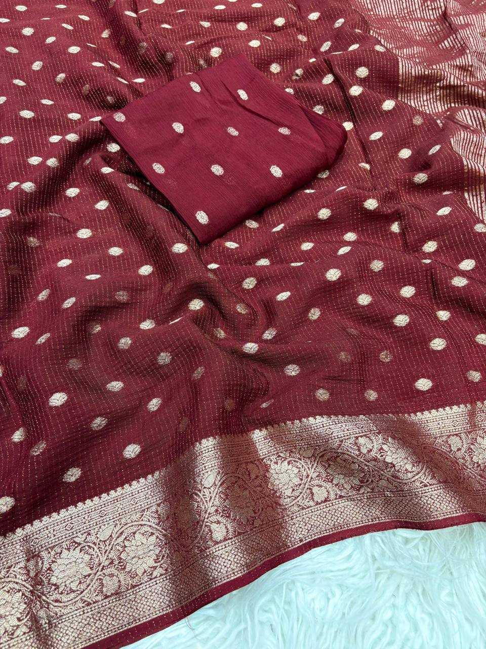 Ynf Viscose RIN124 401 Sarees Wholesale Fancy Sarees Ladies Sarees Butta Sarees Manufacturer