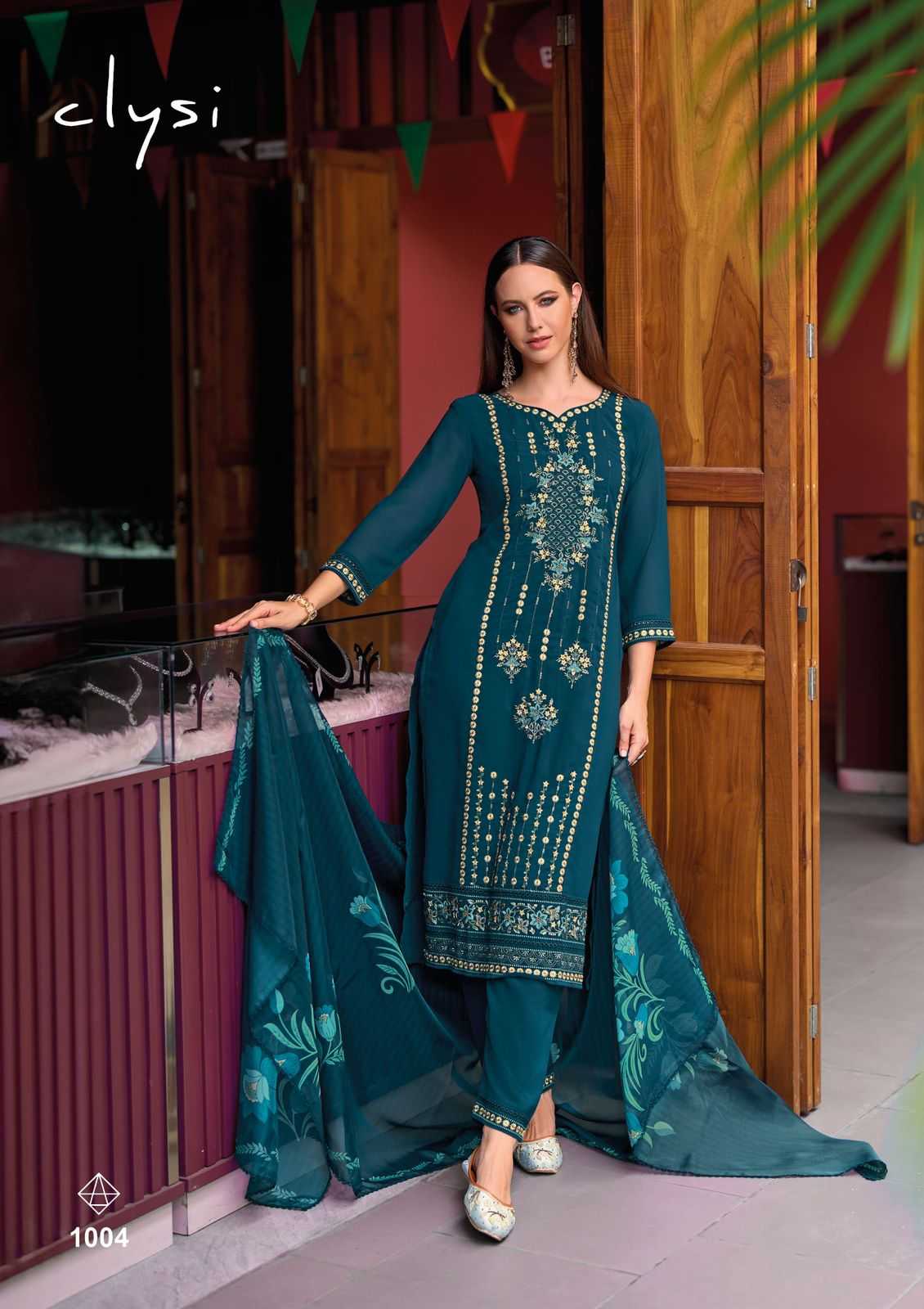 Ynf Viscose RIN190 Clysi-Sofiya Setwise Collections Wholesale Dresses & Suits Catalogs Manufacturer