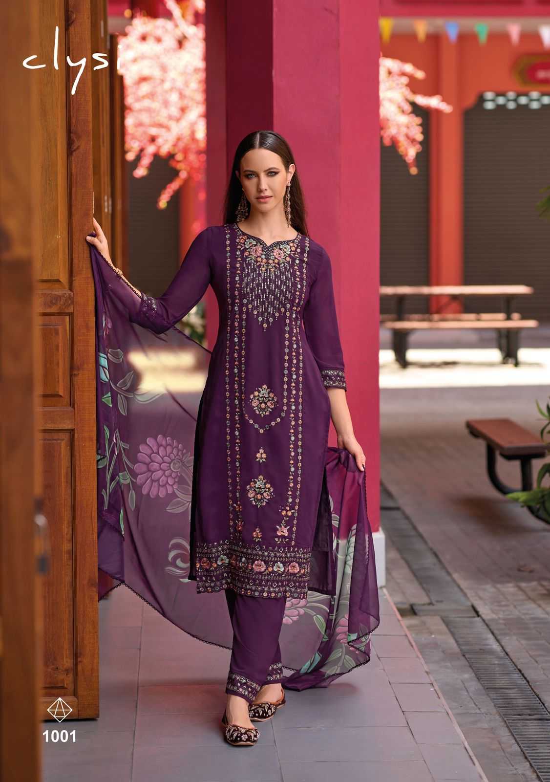 Ynf Viscose RIN190 Clysi-Sofiya Setwise Collections Wholesale Dresses & Suits Catalogs Manufacturer