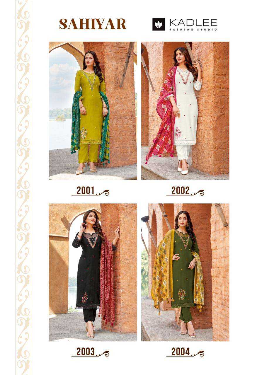 Ynf Viscose RIN190 KADLEE-SAHIYAR Setwise Collections Wholesale Kurtis Catalogs Manufacturer