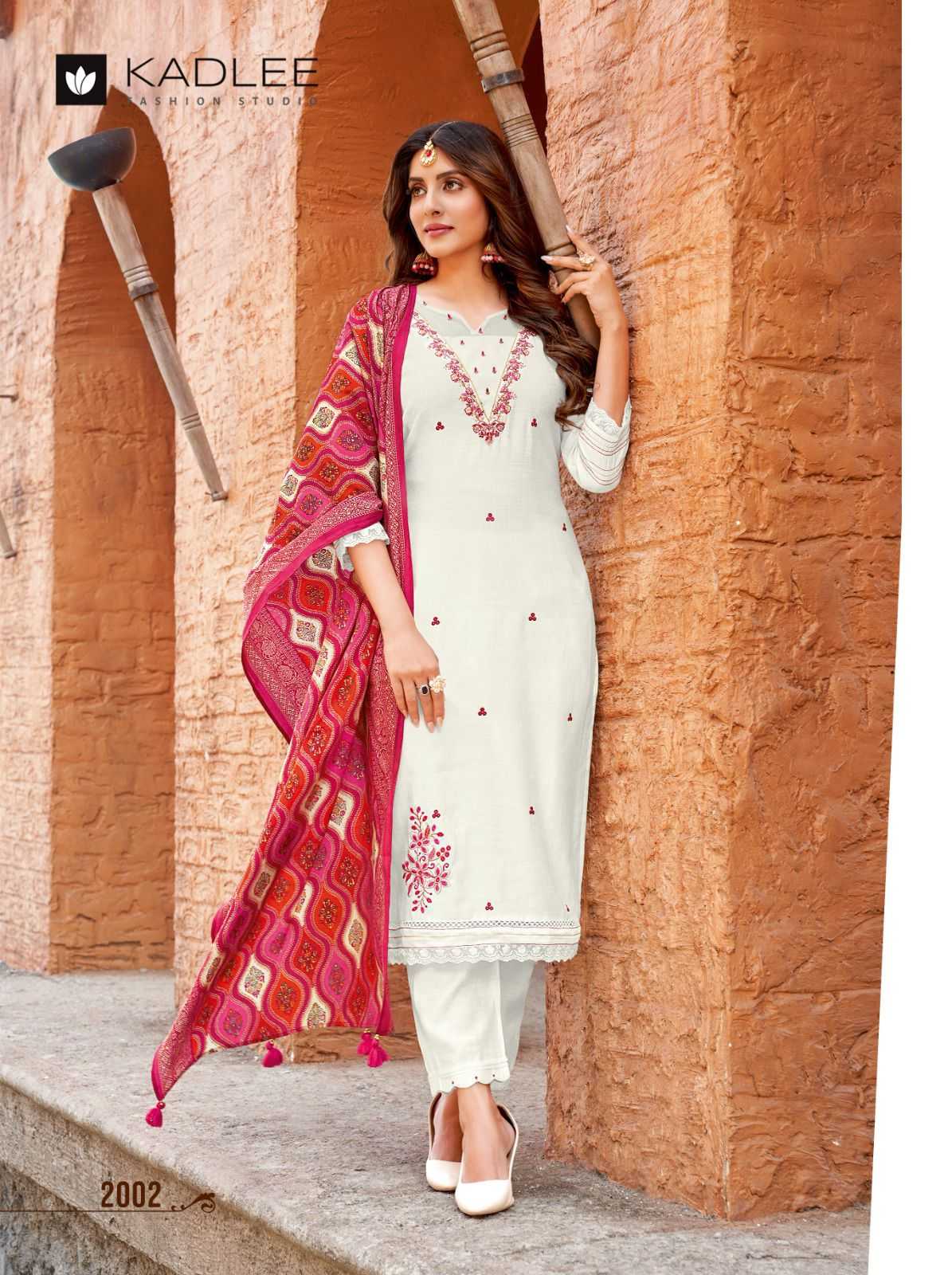 Ynf Viscose RIN190 KADLEE SAHIYAR Setwise Collections Wholesale Kurtis Catalogs Manufacturer