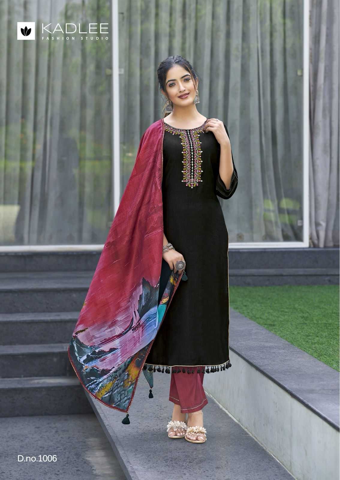 Ynf Viscose RIN190 KADLEE-ZARIN Setwise Collections Wholesale Kurtis Catalogs Manufacturer