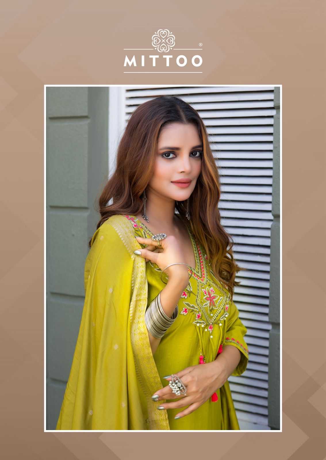 Ynf Viscose RIN190 MITTOO-Mansa Setwise Collections Wholesale Dresses & Suits Catalogs Manufacturer