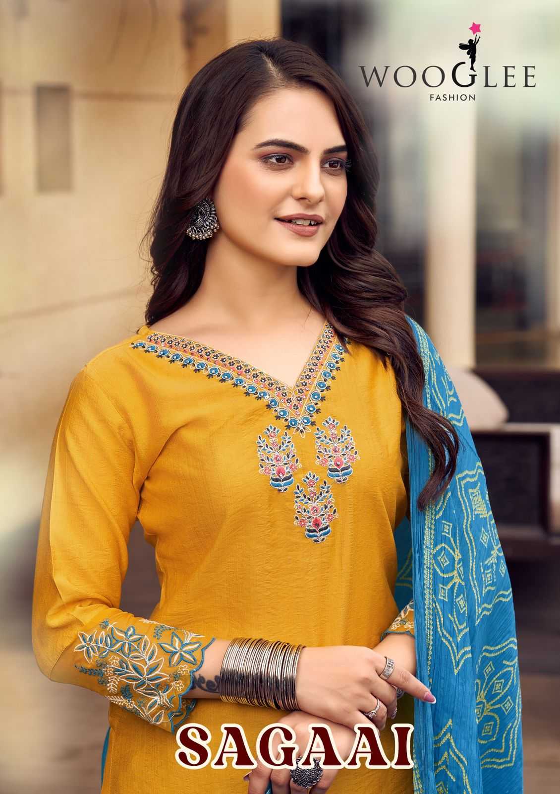 Ynf Viscose RIN190 WOOGLEE SAGAAI Setwise Collections Wholesale Dresses & Suits Catalogs Manufacturer