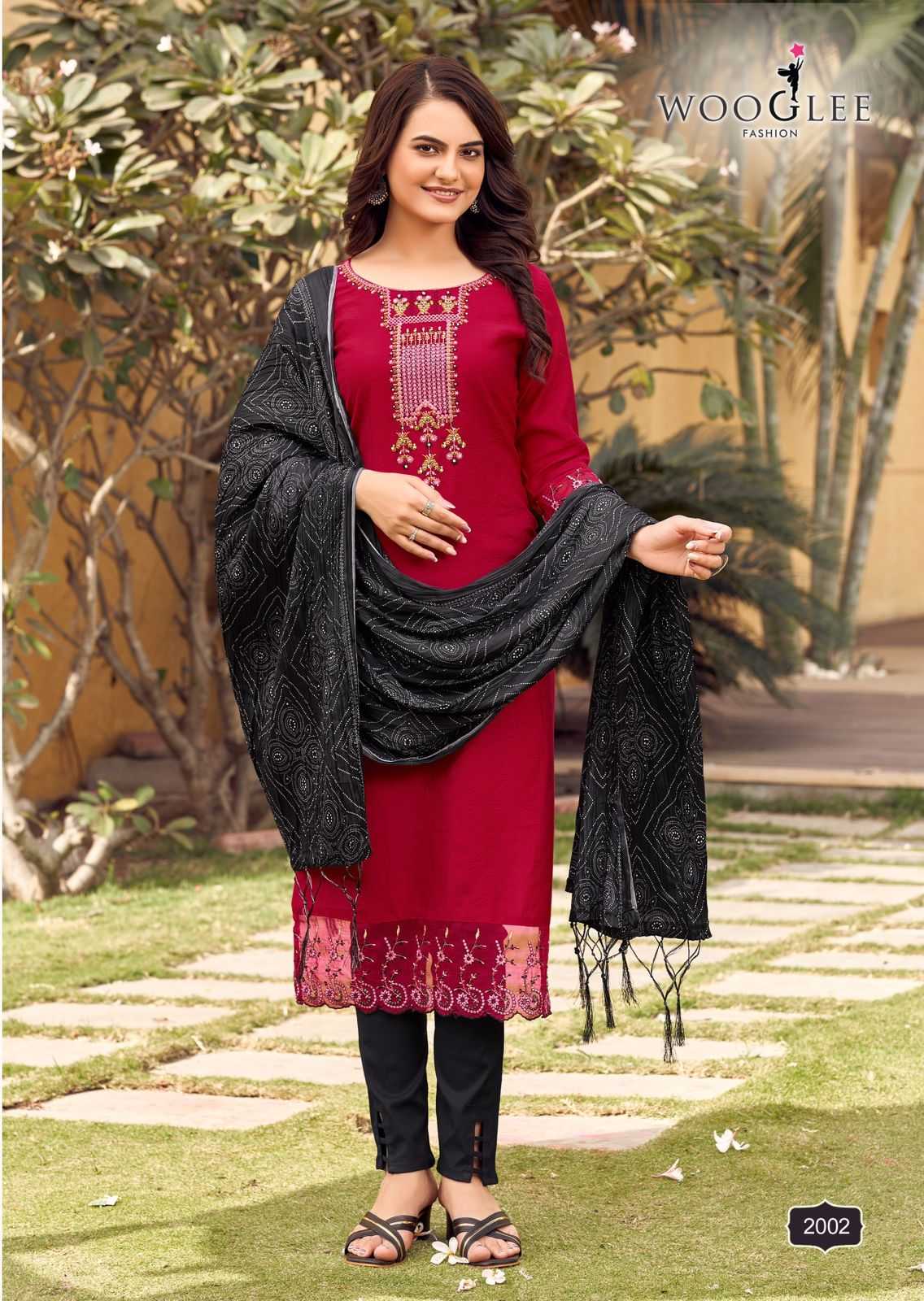 Ynf Viscose RIN190 WOOGLEE SAGAAI Setwise Collections Wholesale Dresses & Suits Catalogs Manufacturer